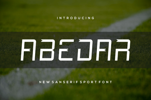 Abedar: The Modern Display Font for Bold Branding