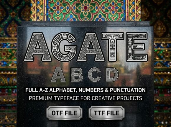 Agate: The Display Font with an Ancient, Monumental Soul