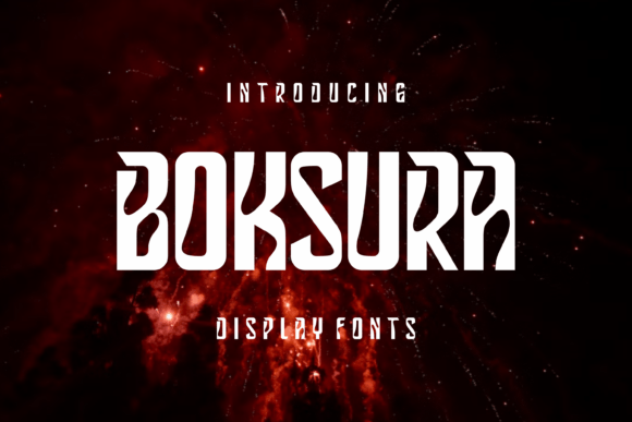 Boksura: A Modern Display Font for Bold Creative Projects