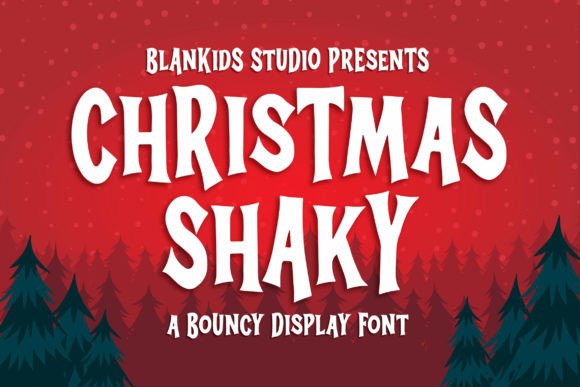 Christmas Shaky: A Playful Typeface for Creative Projects