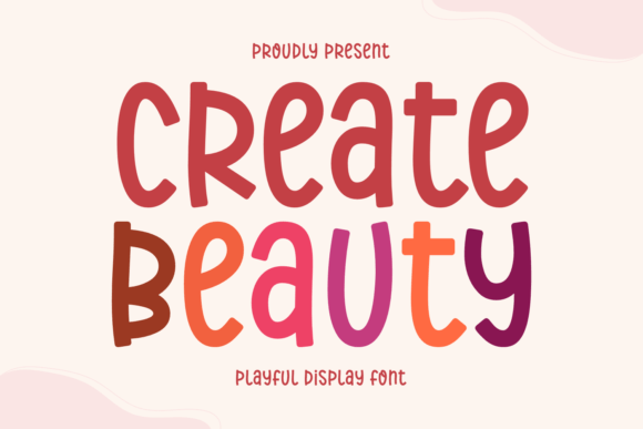 Create Beauty: The Friendly Font for Inviting Designs