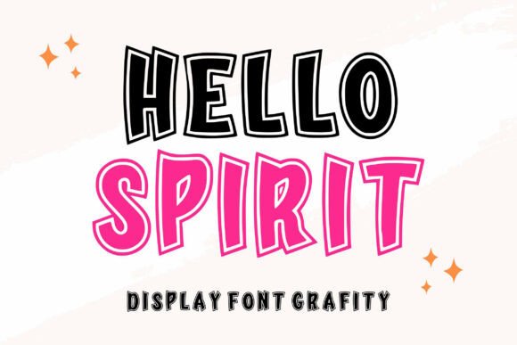 Hello Spirit: The Grunge Display Font for Bold Visuals