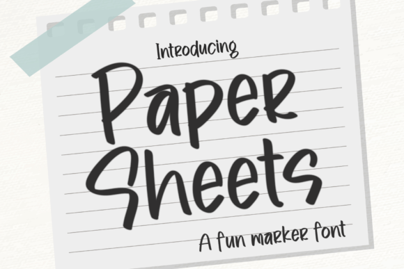 Paper Sheets: A Typeface Where Classic Calligraphy Meets Modern Edge