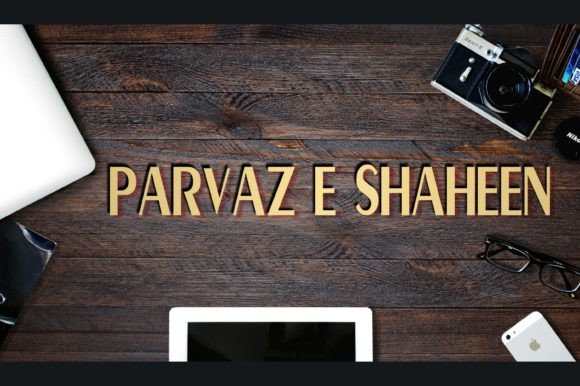 Parvaz E Shaheen: A Display Font for Bold Creative Statements