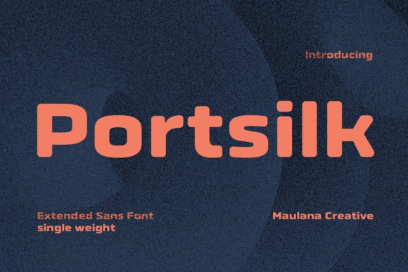 Portsilk: The Modern Display Font for Bold Branding