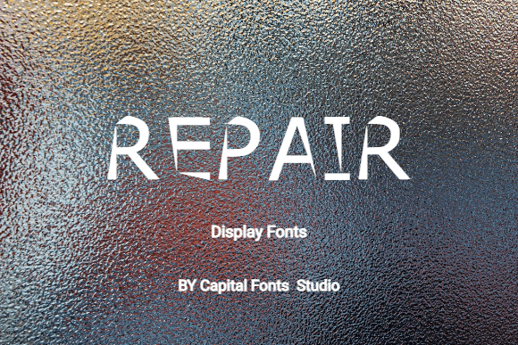 Repair: A Modern Typeface for Clean, Inviting Designs