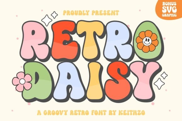 Retro Daisy: The Playful Display Font That Brings Joy to Design