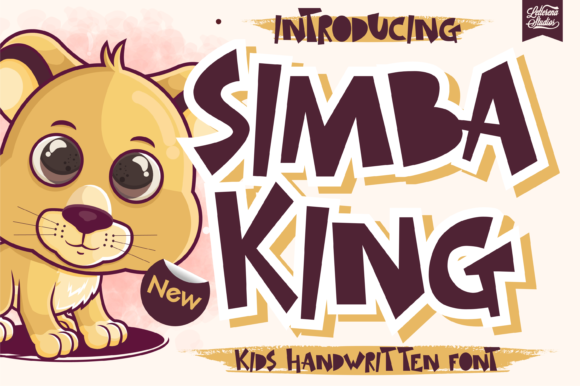 Simba King: The Quirky, Fun Display Font for Bold Projects
