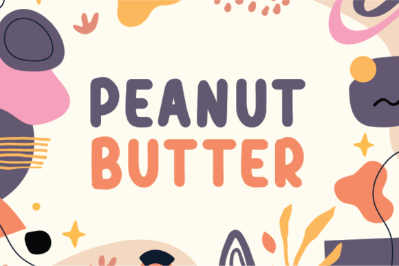 The Peanut Butter Font: A Quirky, Handcrafted Vibe for Your Designs