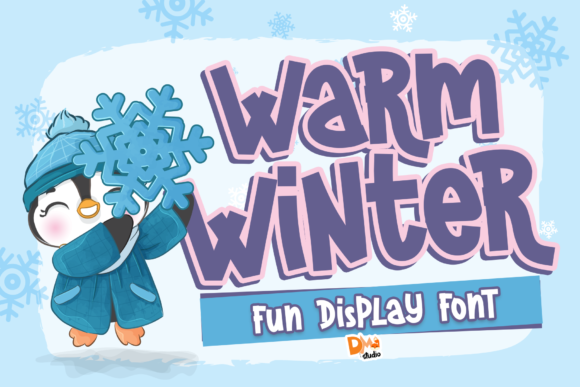 Warm Winter: The Playful Display Font for Creative Projects